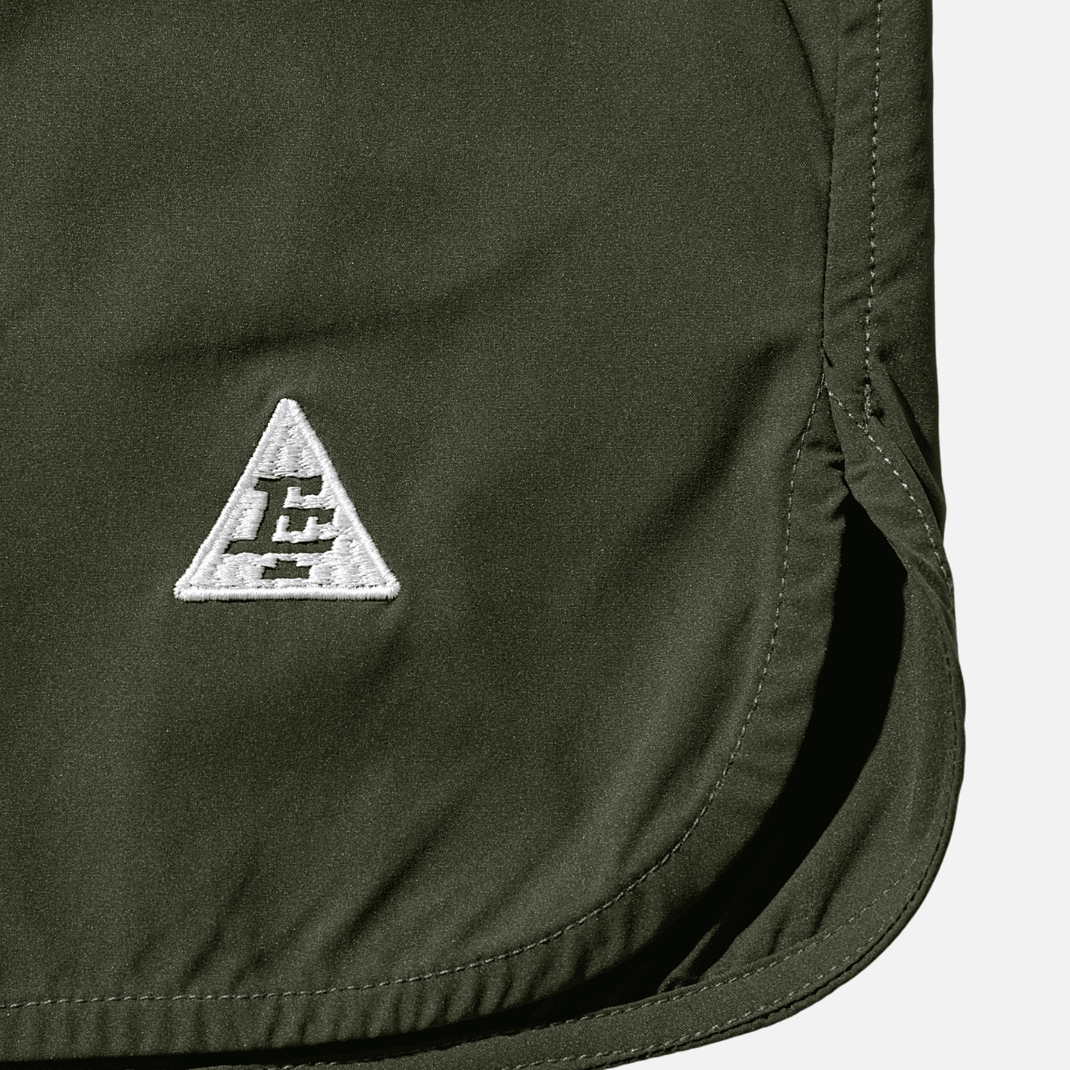 Curved Hem Pocket Shorts