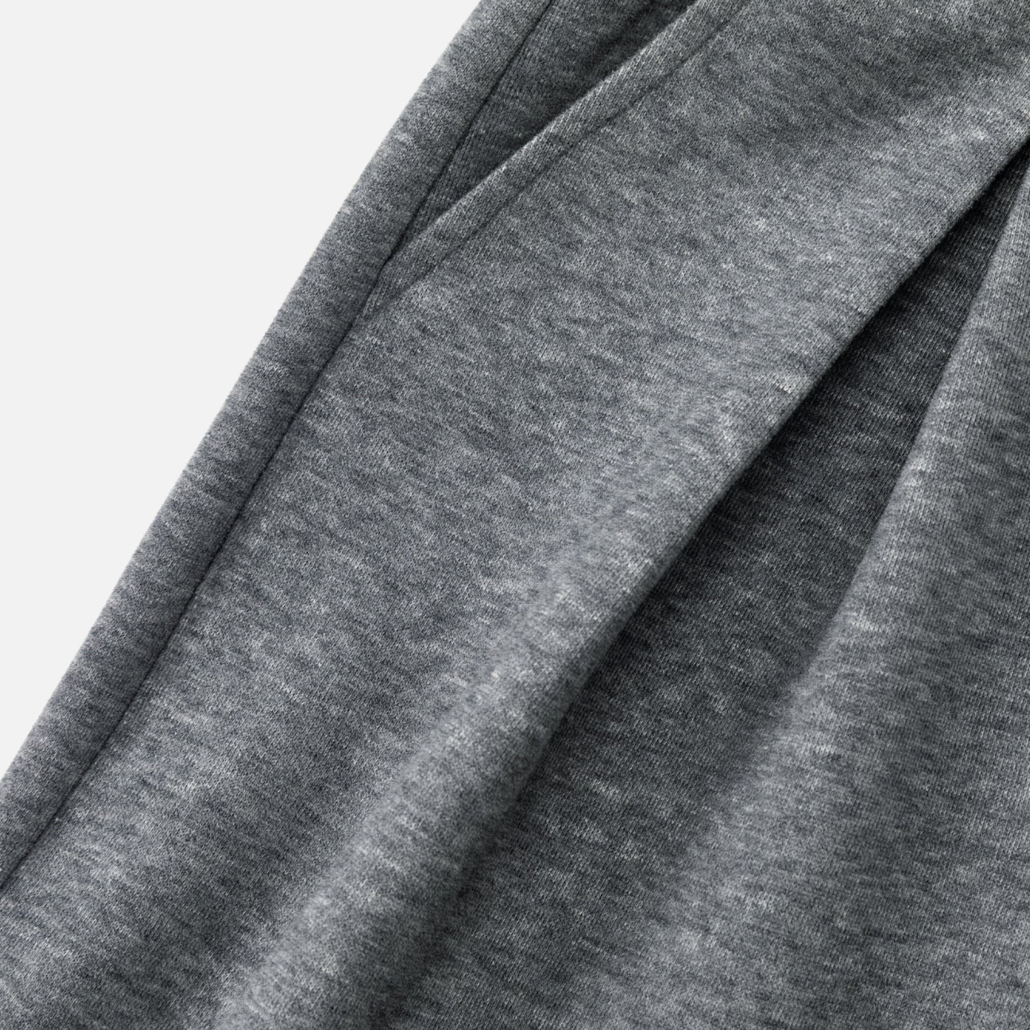 Contrast Drawstring Pleated Sweat Shorts