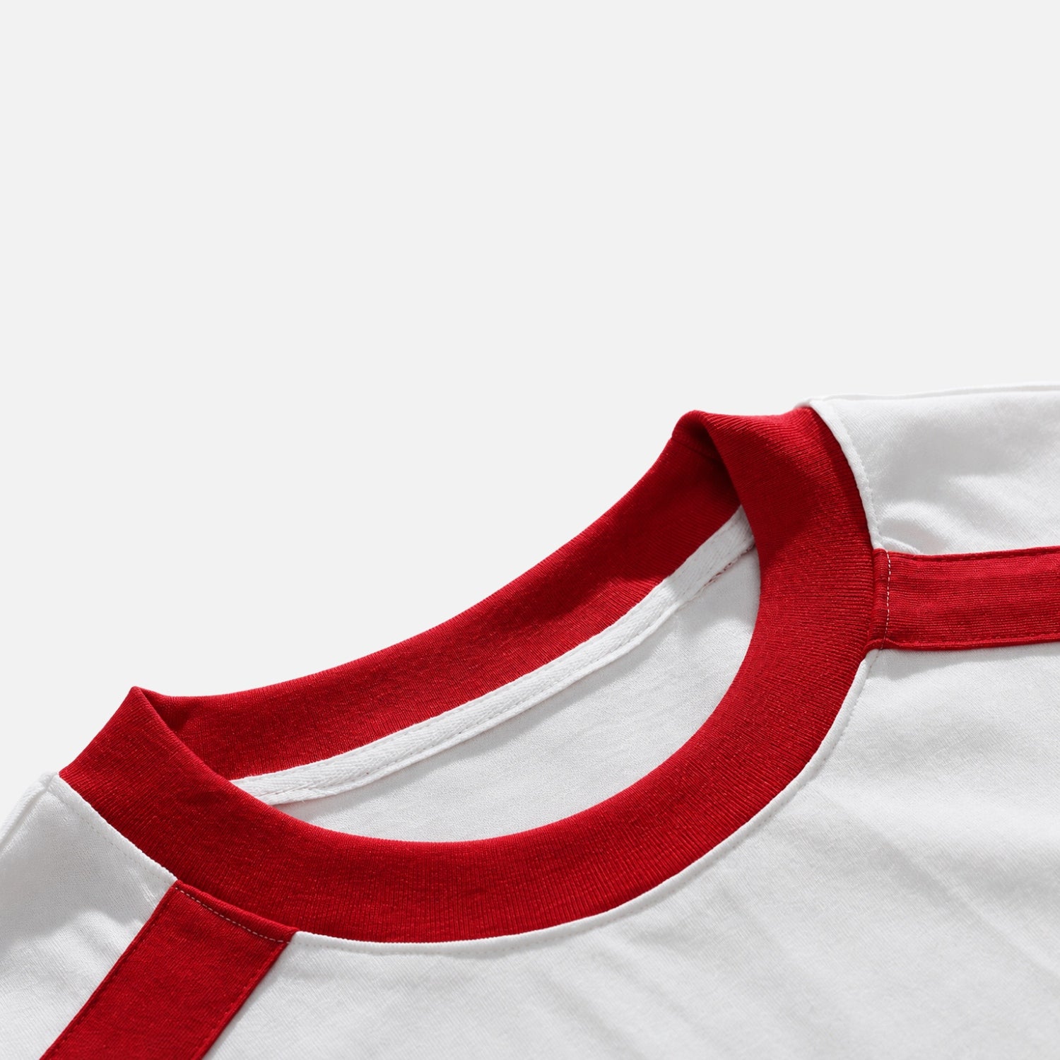 Colorblock "Baseball" Cotton Tee