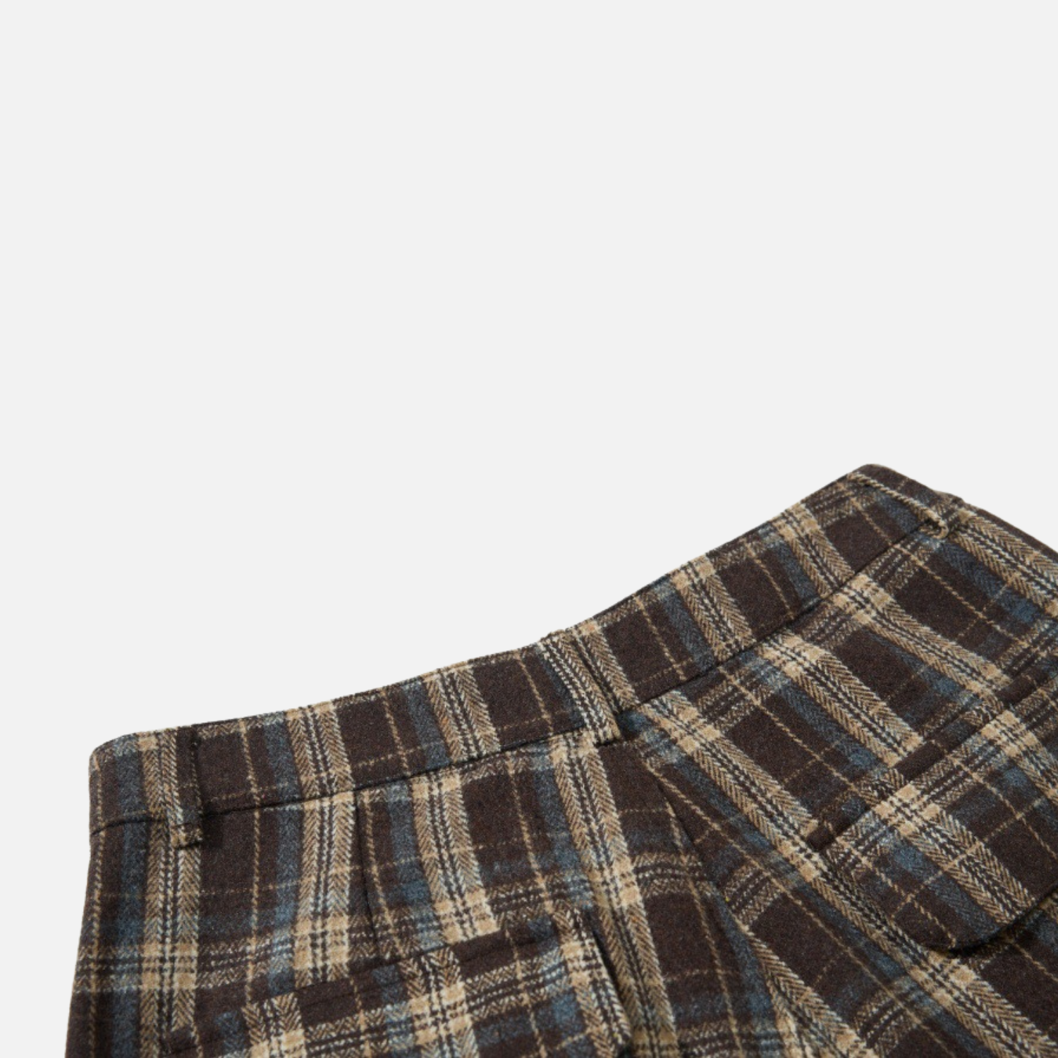 Vintage Plaid Cargo Baggy Pants