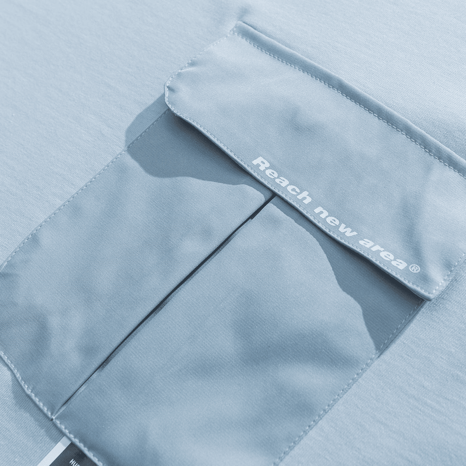 Pocket Drawstring Cotton Shirt