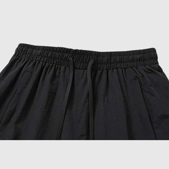 Retro Contrast Panel Jogger Pants