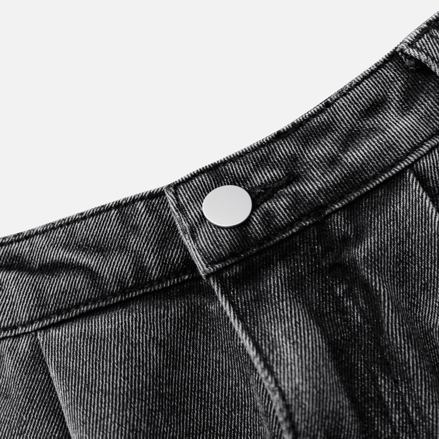 Washed Vintage Denim Pants