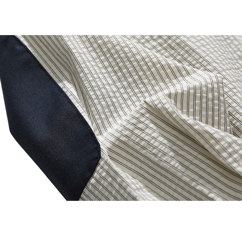 Camisas vintage de rayas en contraste