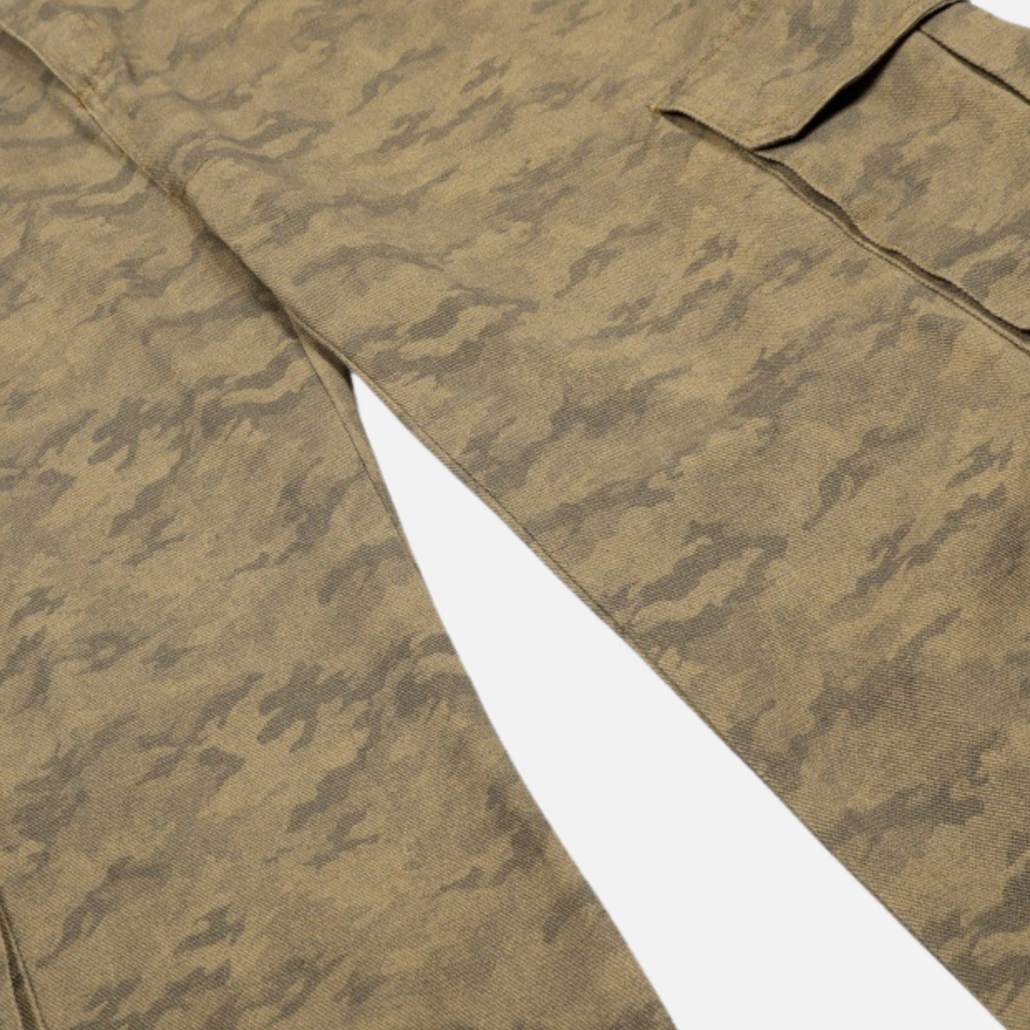 Punk Camo Cargo Slant Pants