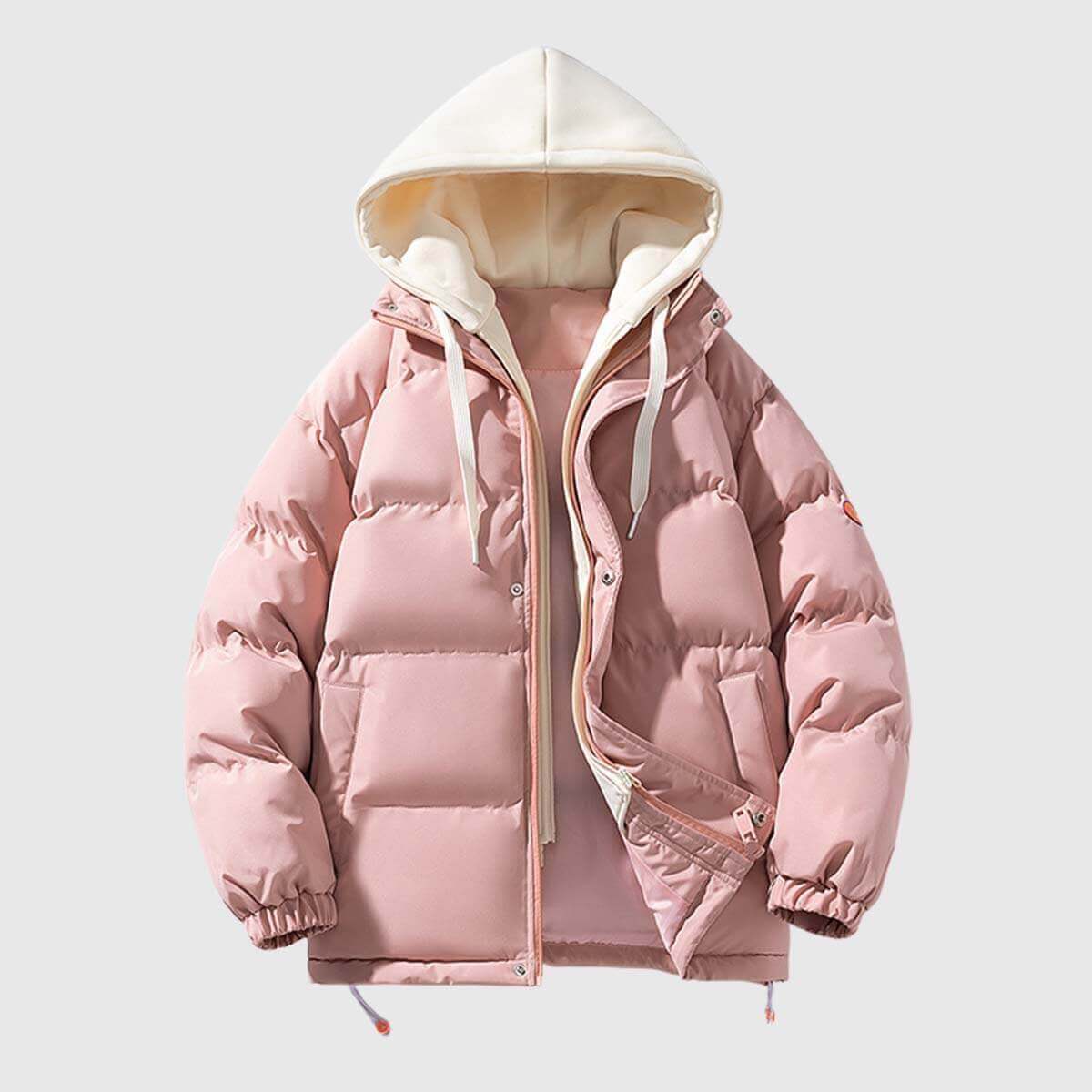 Two-in-One Hooded Puffer Coat