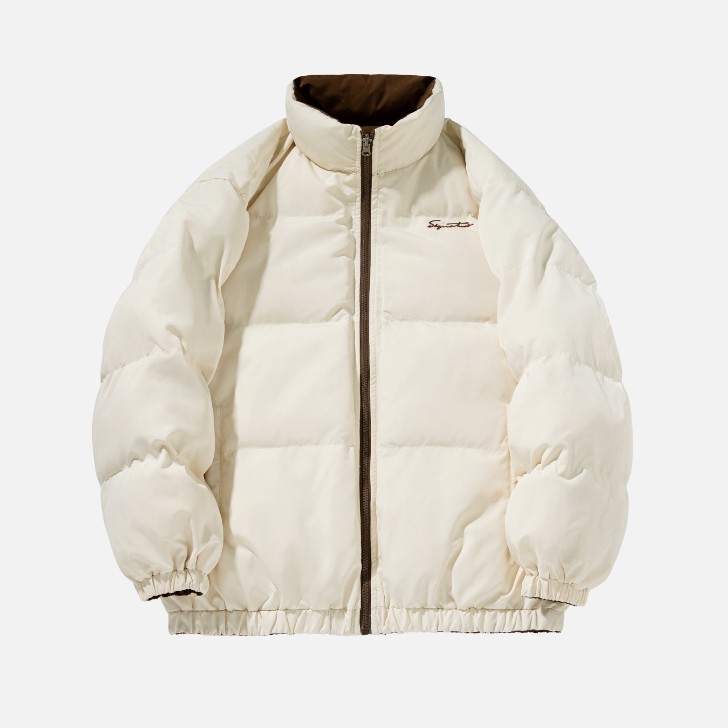 Chaqueta acolchada reversible de dos tonos