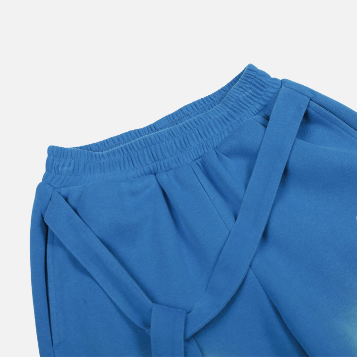 Drawstring Colorblock Spray Pants