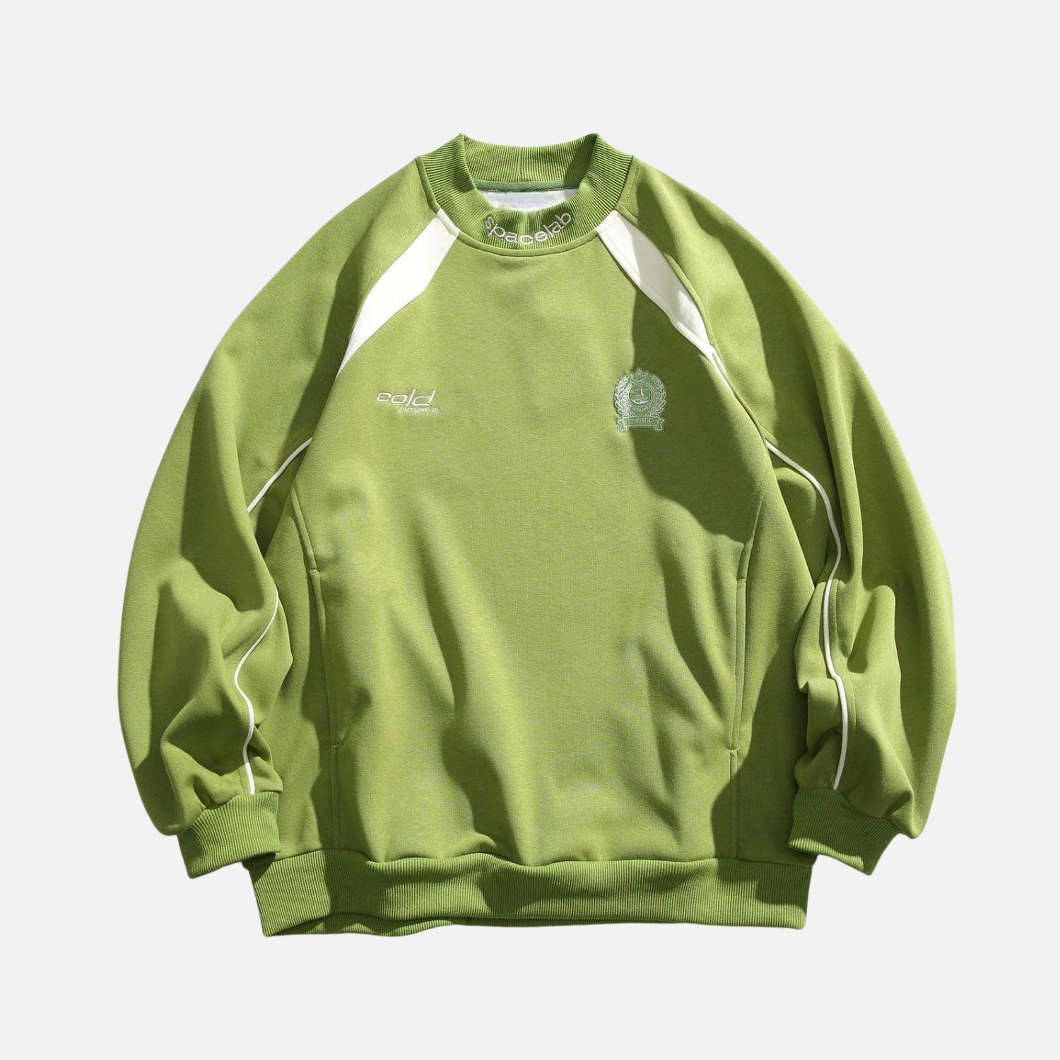 Japanese Colorblock Crewneck Sweatshirt