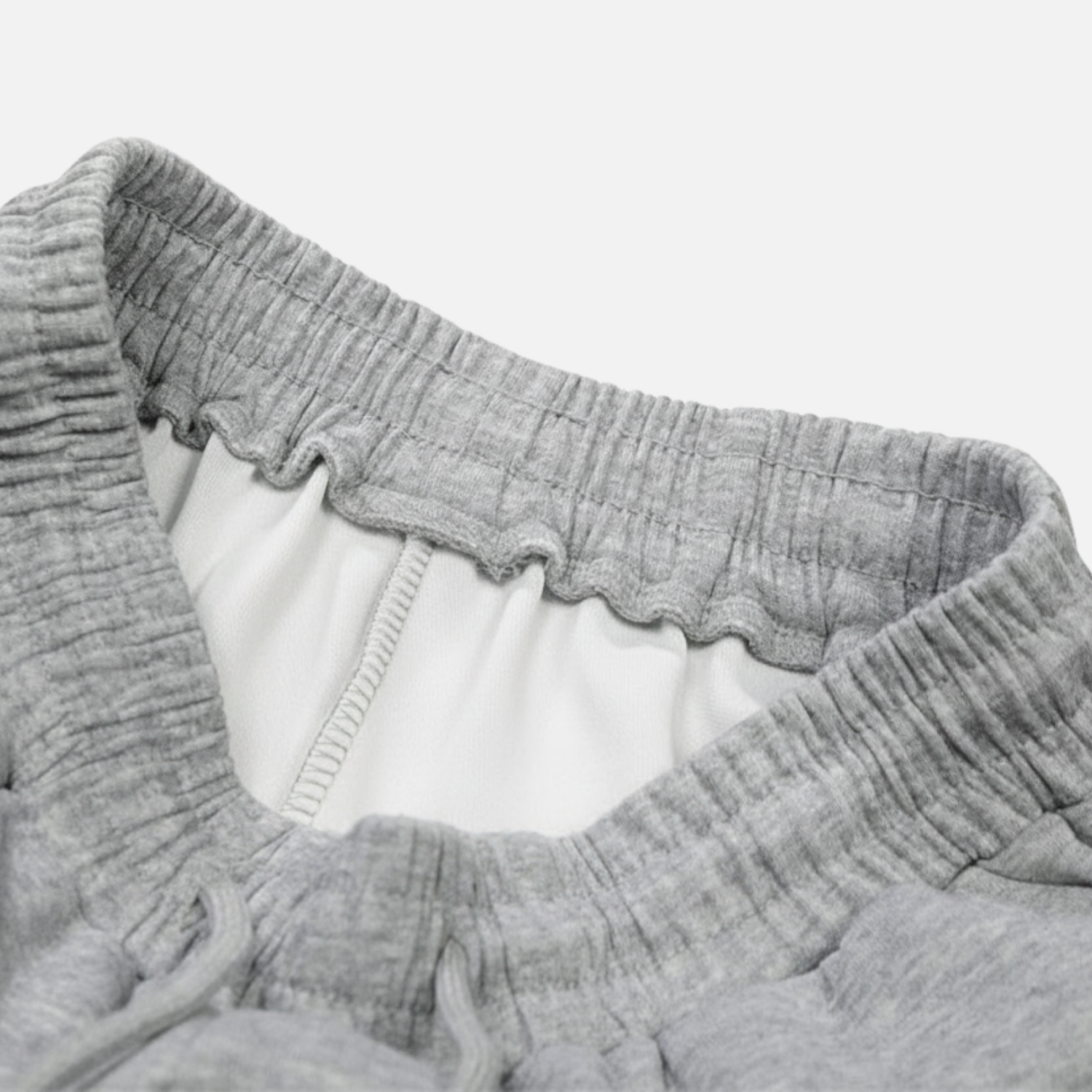 Pantalones anchos de patchwork de mezclilla