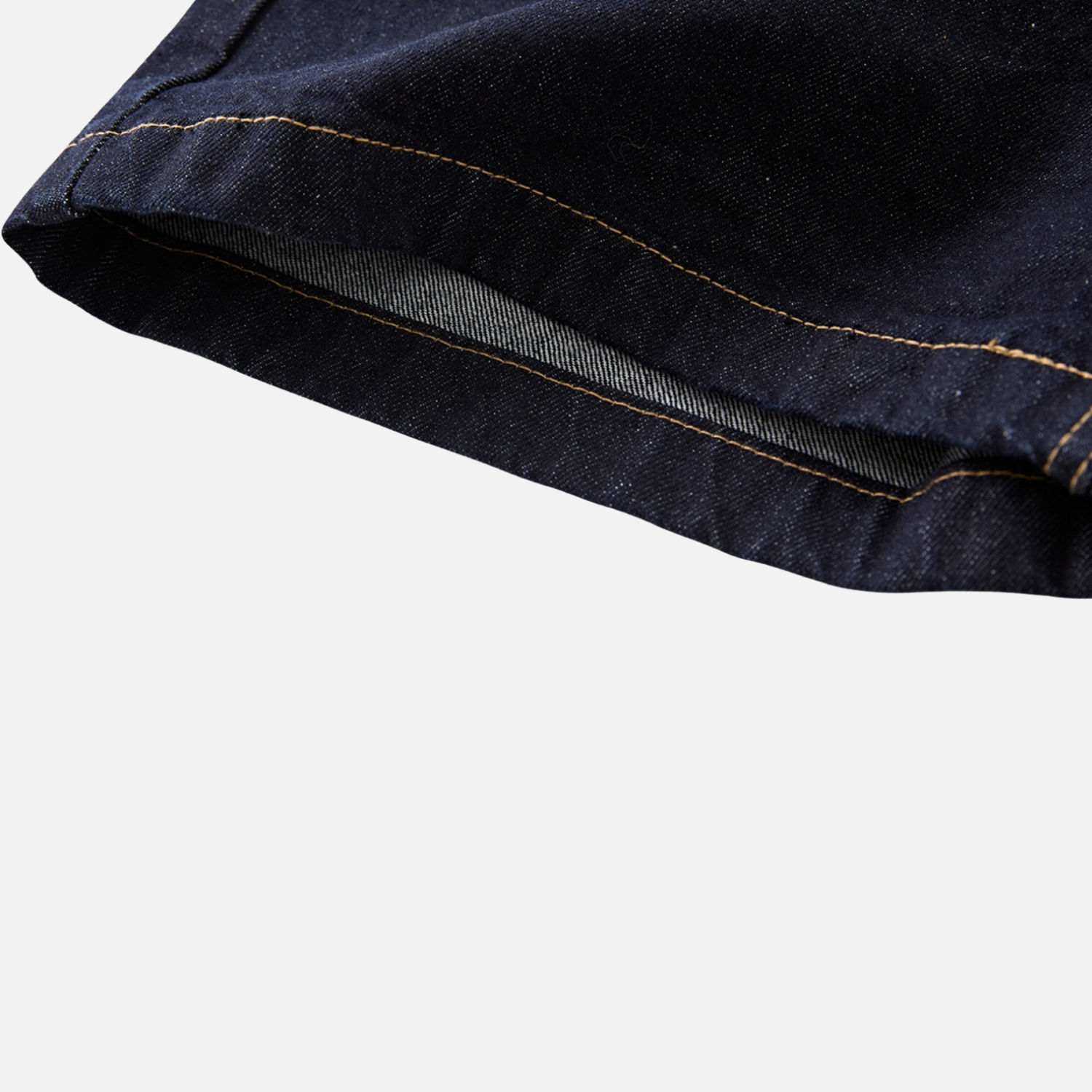 Pantalones cortos de mezclilla con bloques de color