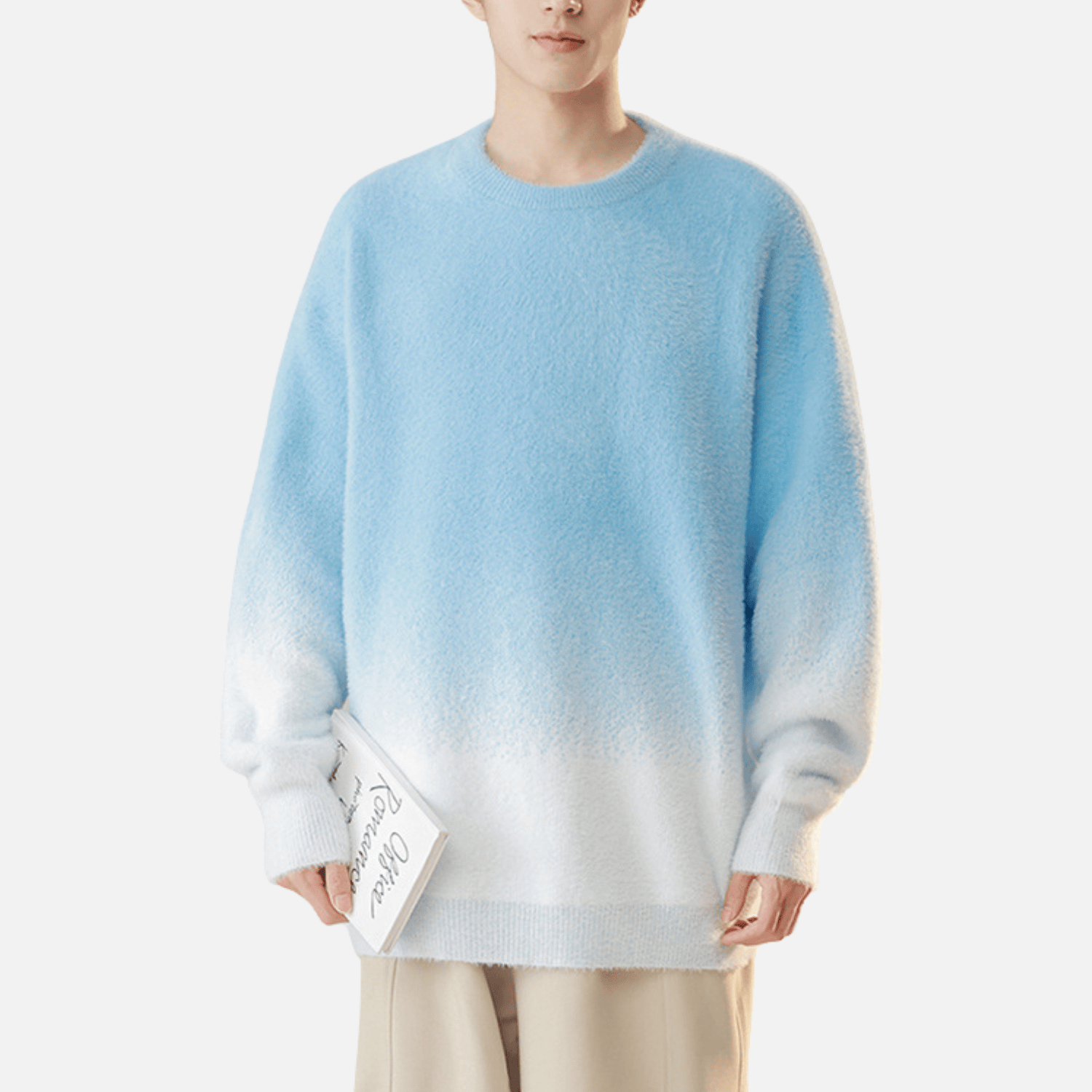 Strickpullover mit Farbverlauf