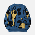 Cartoon Jacquard Sweater
