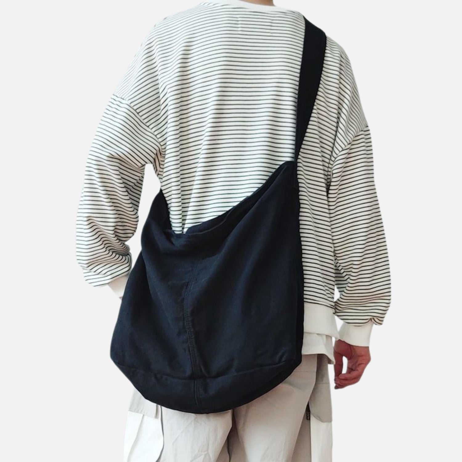 Large-Capacity Canvas Shoulder Bag