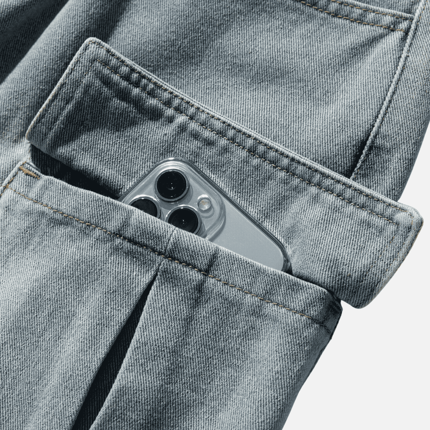 Multi-Pocket Cargo Jean