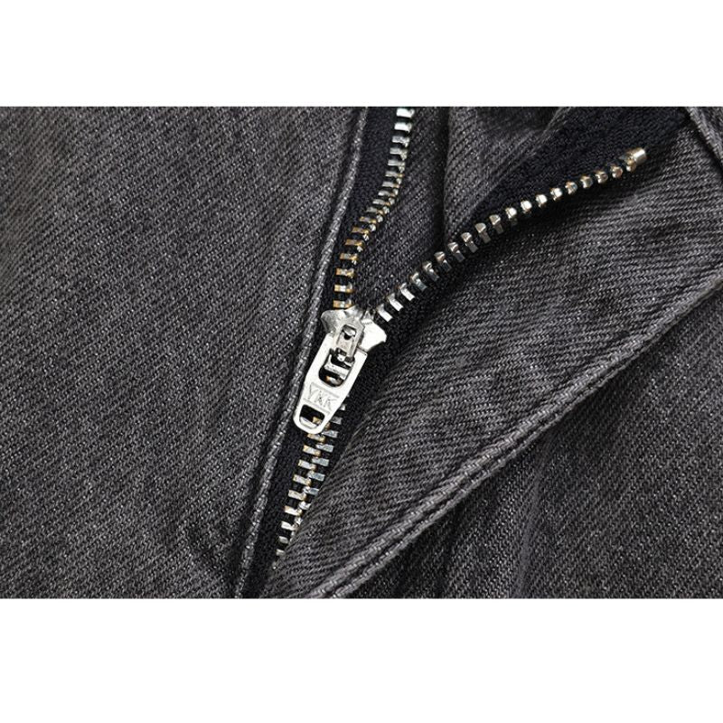 Jeans con diseño de patchwork de colores