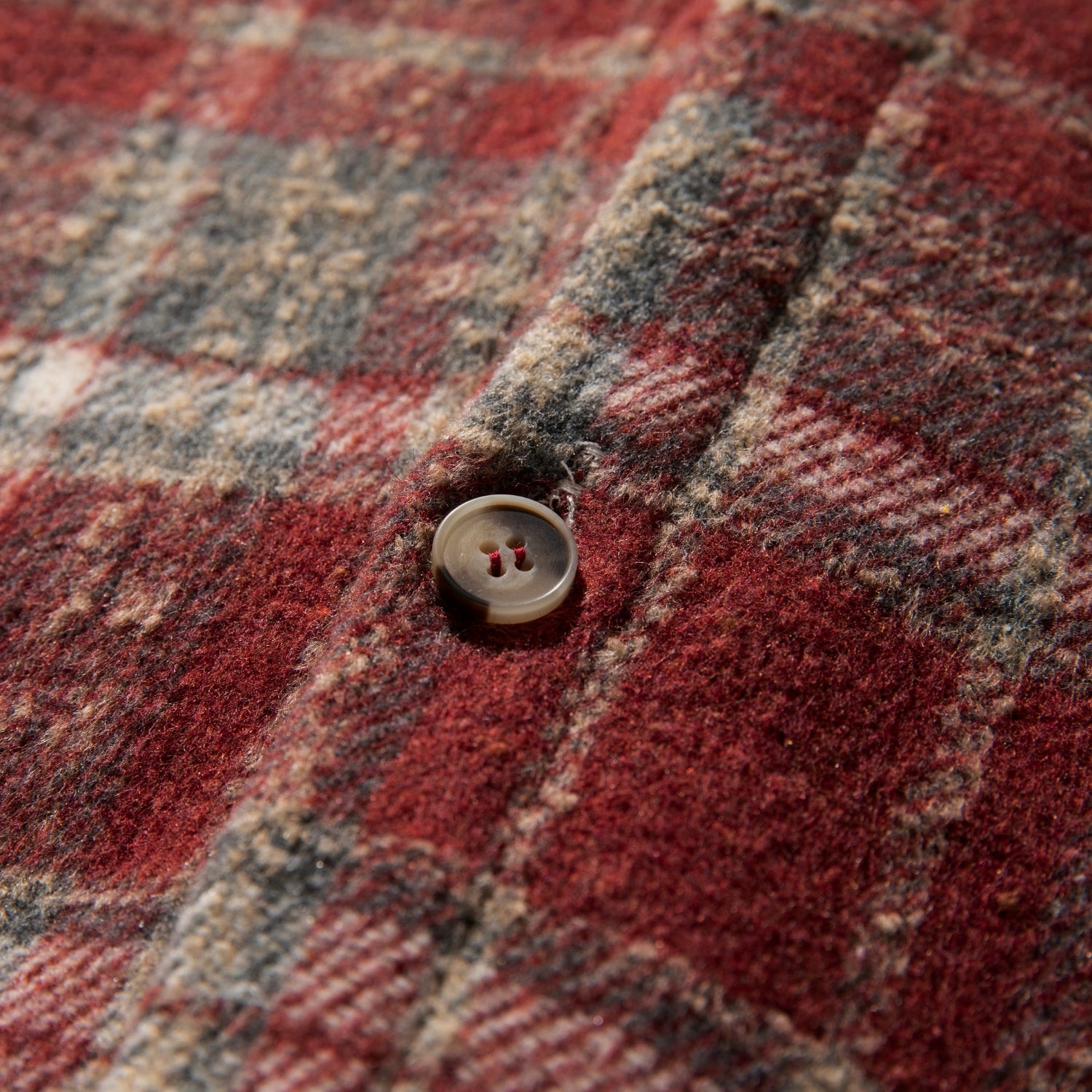 Vintage Plaid Long-Sleeve Shirt