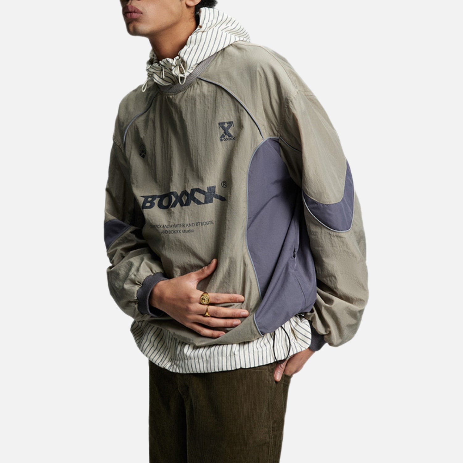 Outdoor Color Contrast Racing Tee