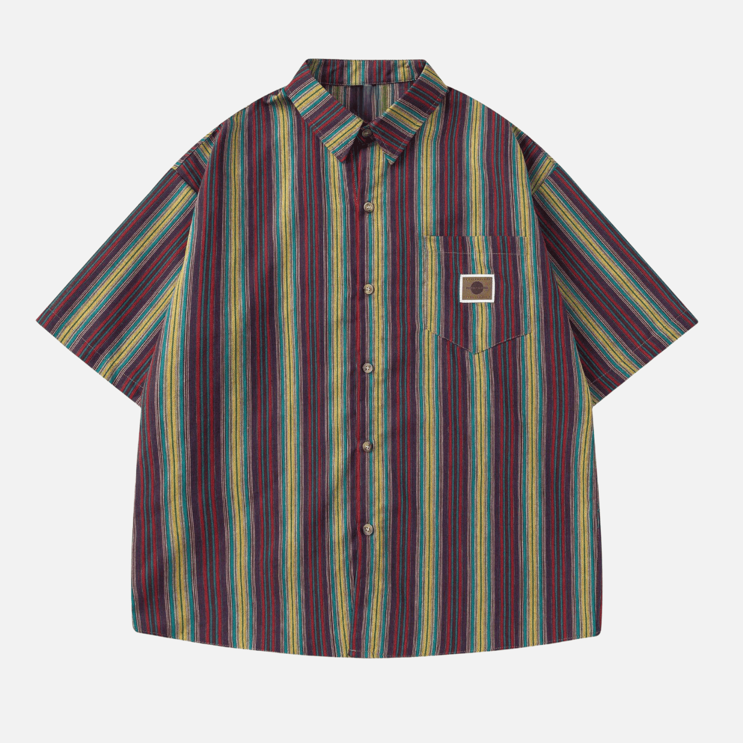 Summer Vintage Striped Shirt
