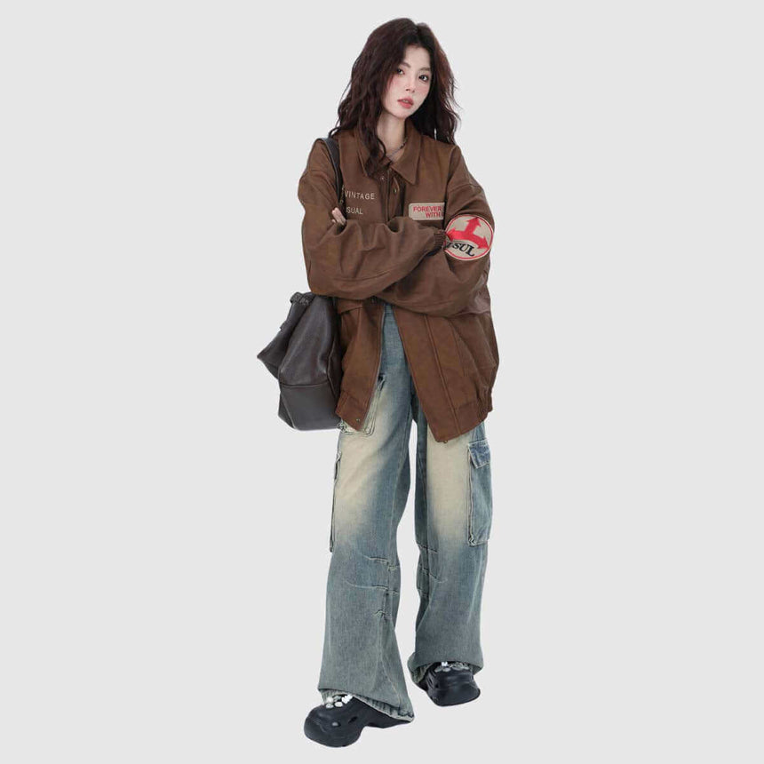 Chaqueta de piloto vintage