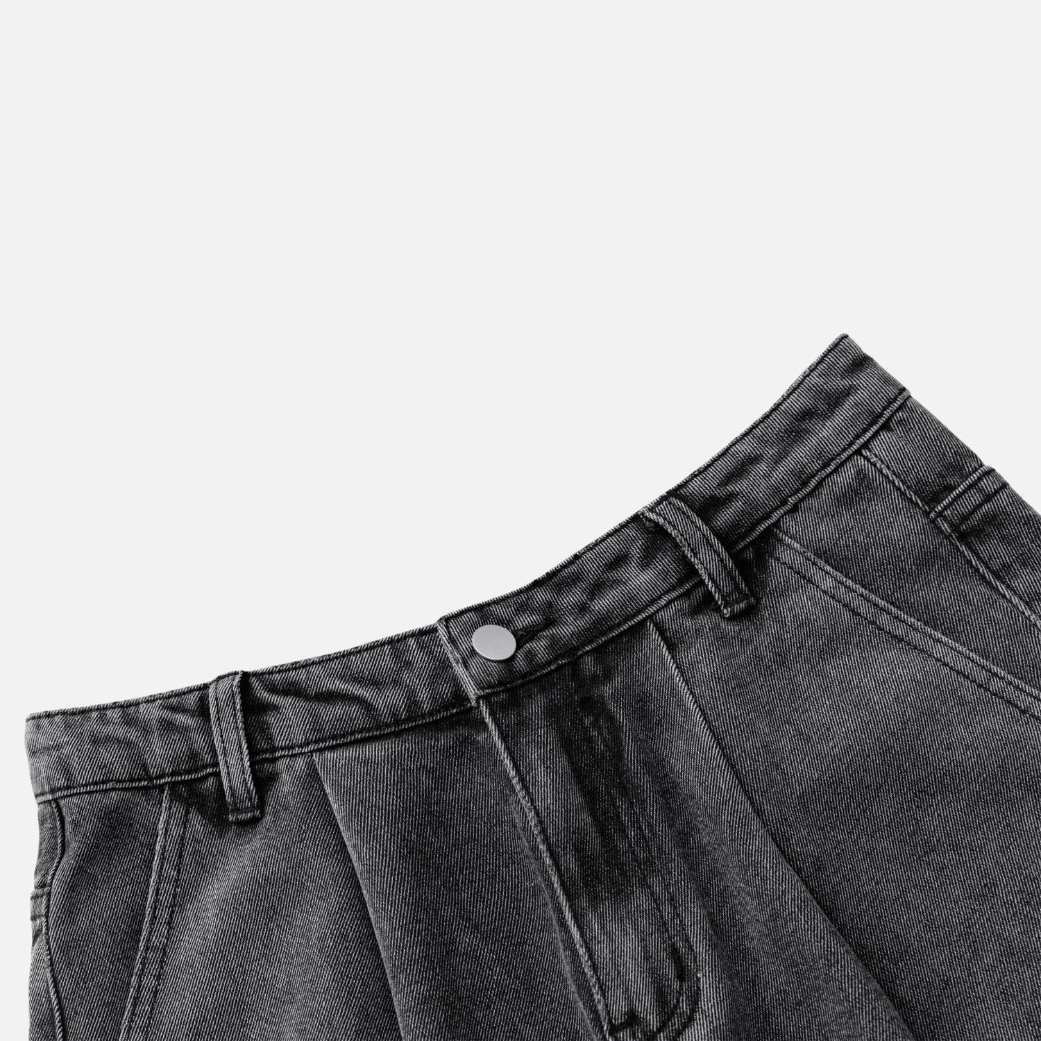 Washed Vintage Denim Pants