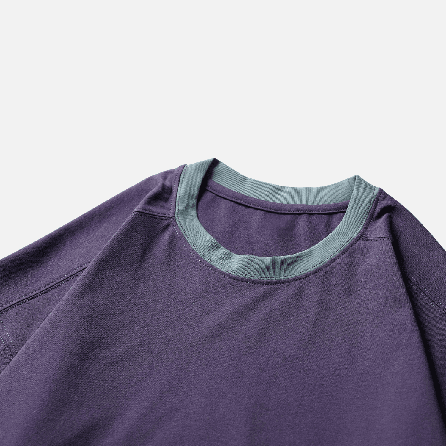 Patchwork Drawstring Long-Sleeve Tee