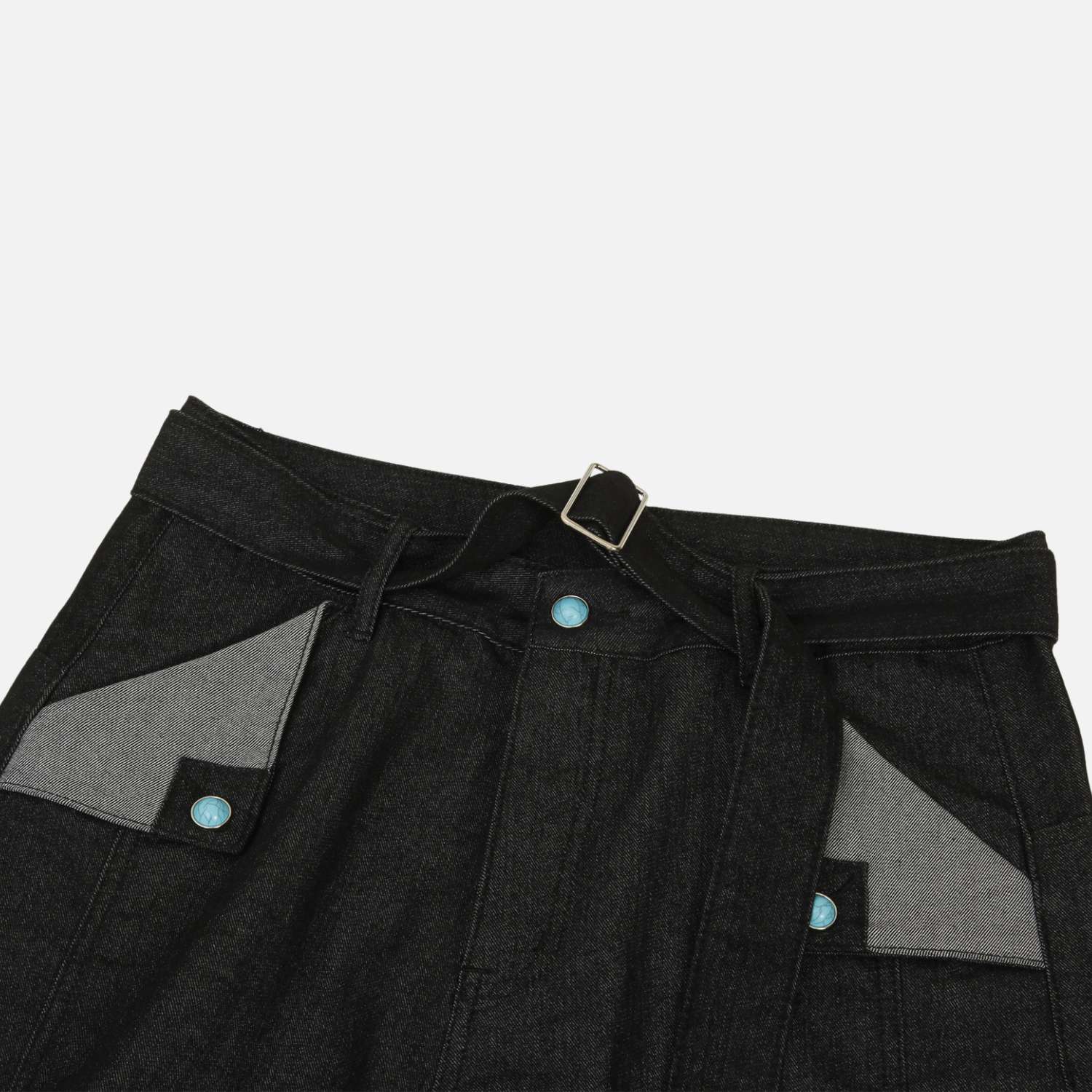 Washed Wide-Leg Baggy Jeans