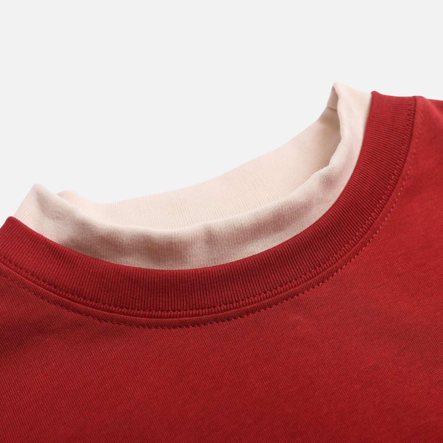 Colorblock Varsity Layered Sweatshirt