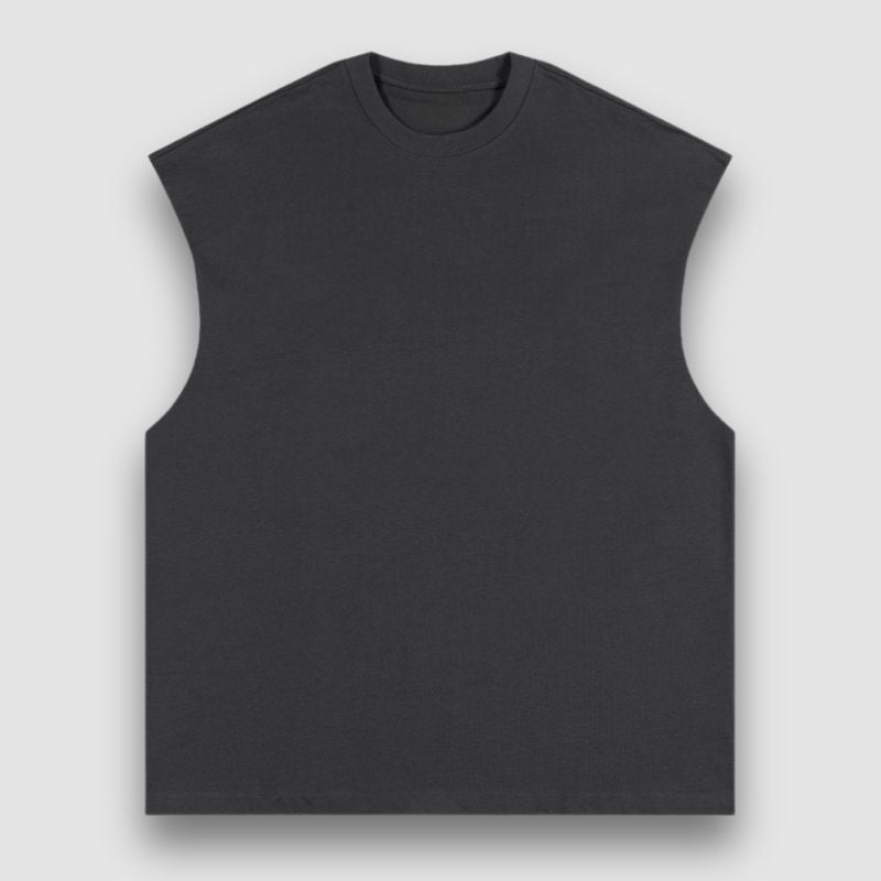 Simple Solid Color Vest