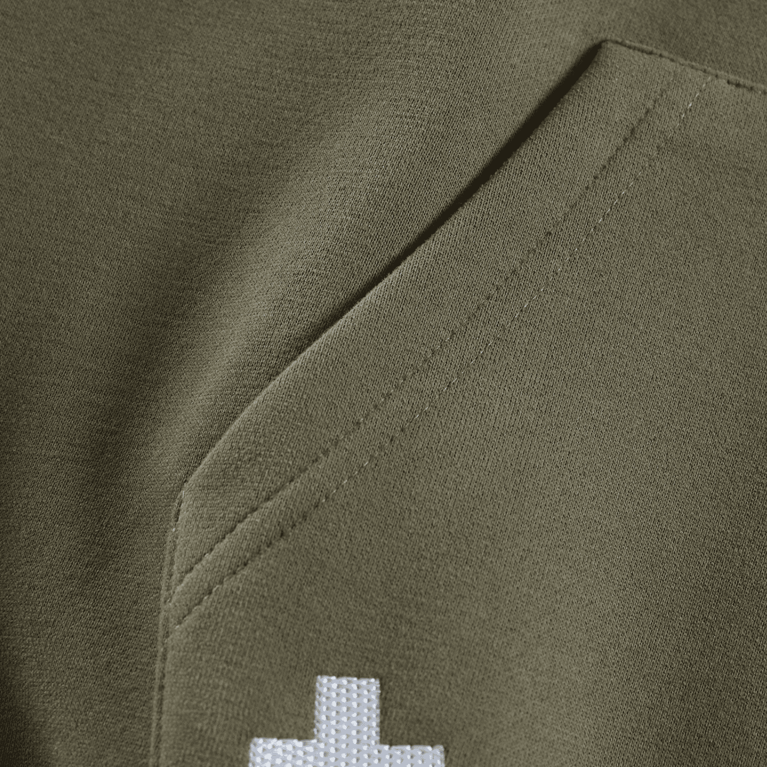 Embroidered Letter Patch Sweatshirt