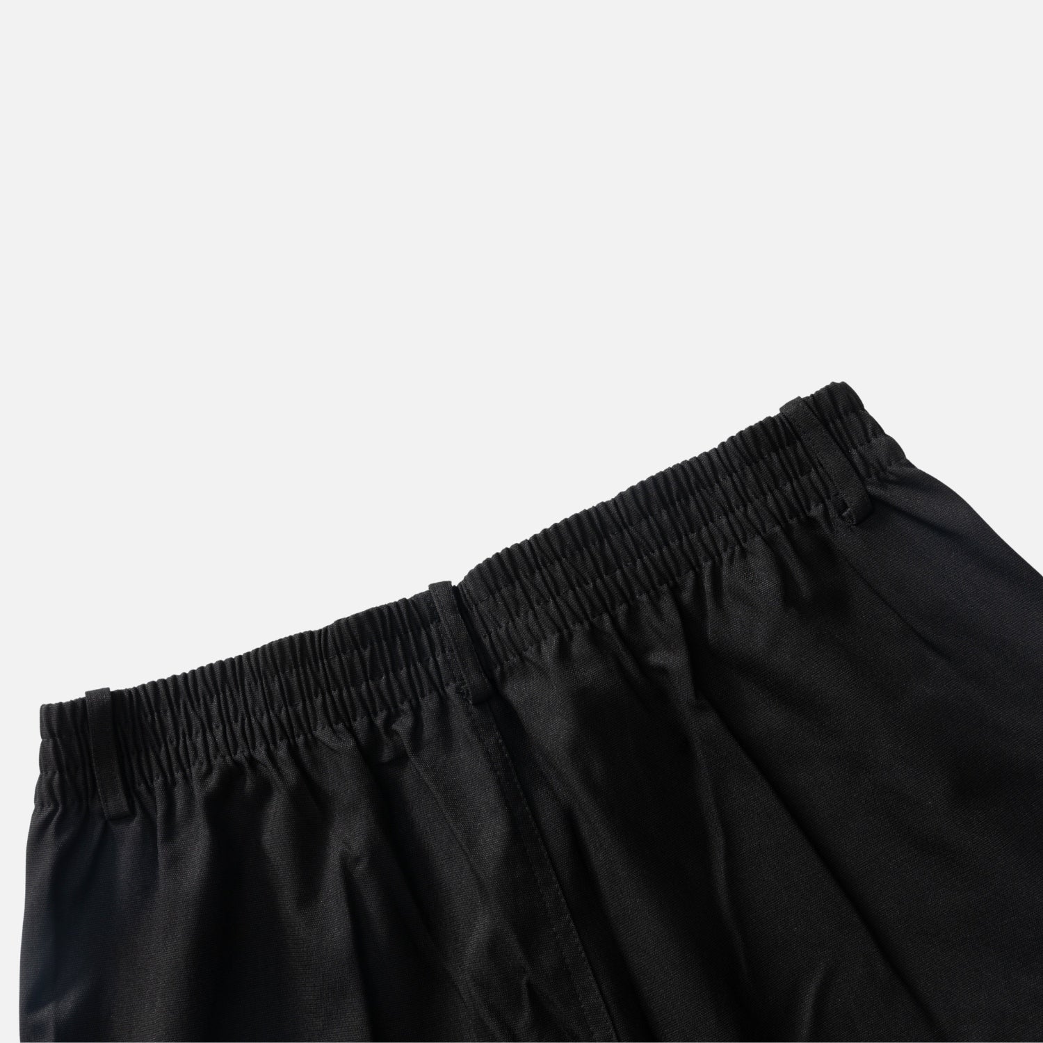 Pleated Slant Cargo Baggy Pants