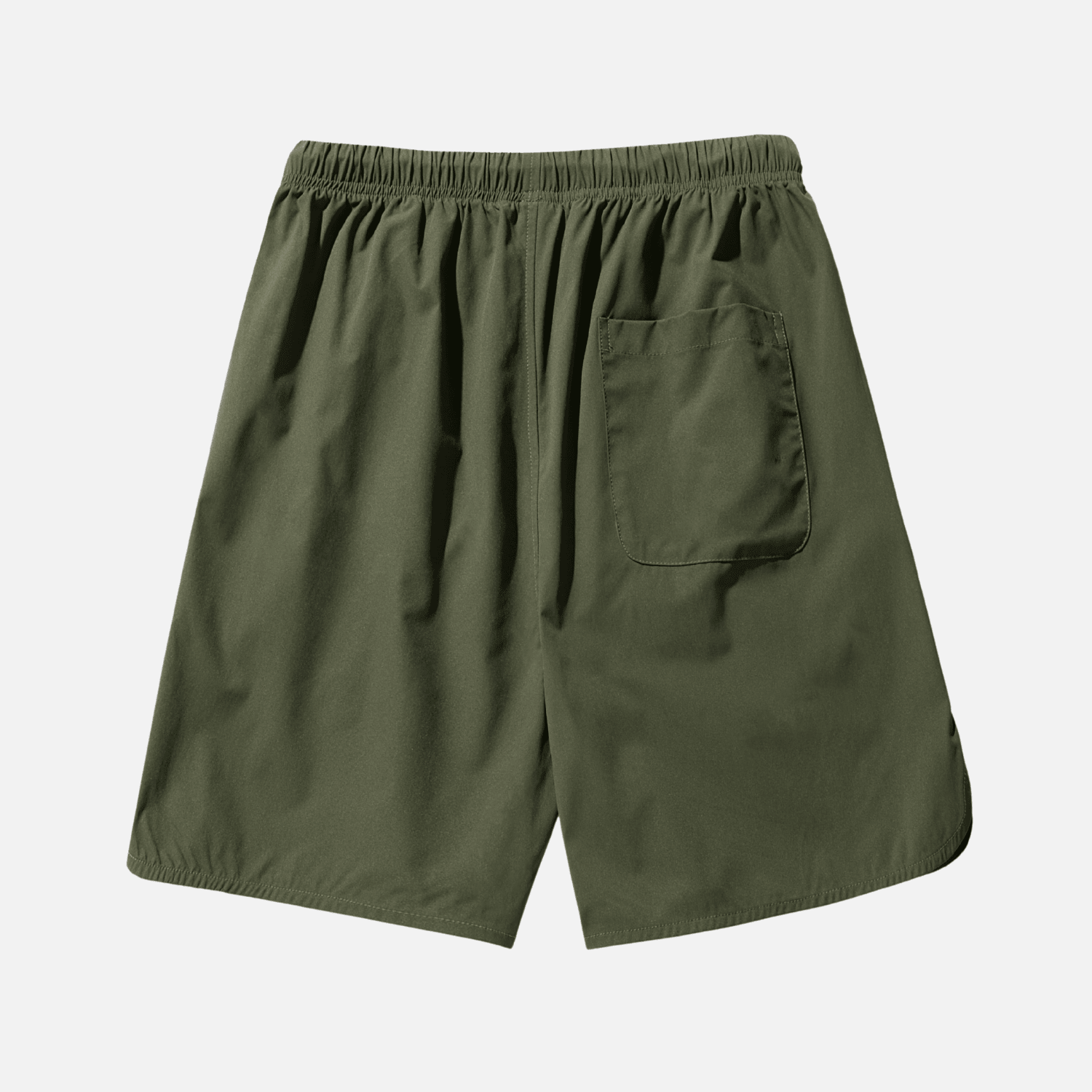 Curved Hem Pocket Shorts