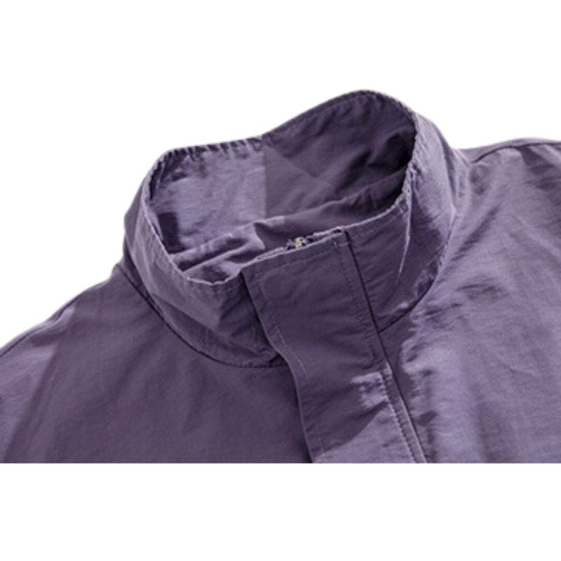 Textured Half-Zip Tactical Windbreakers