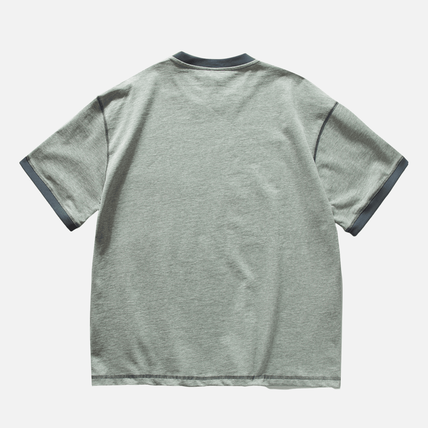 Vintage Letter Print ColorBlock Tee