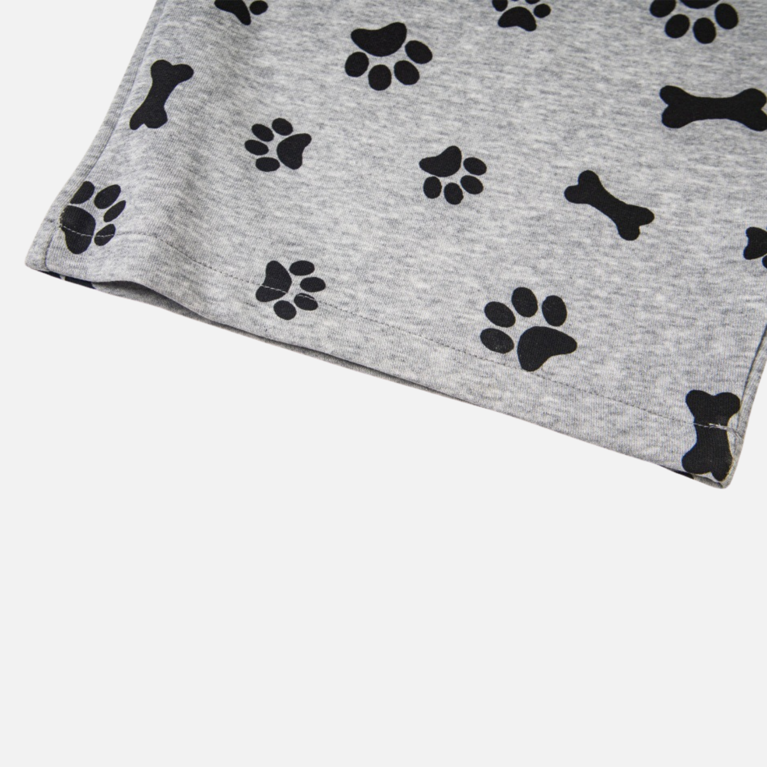 Allover Dog Print Baggy Pants