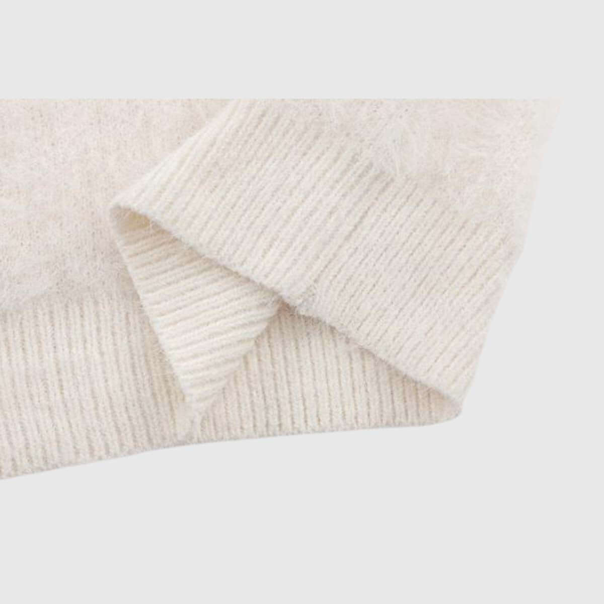 Pullover mit flauschigem Katzen-Design