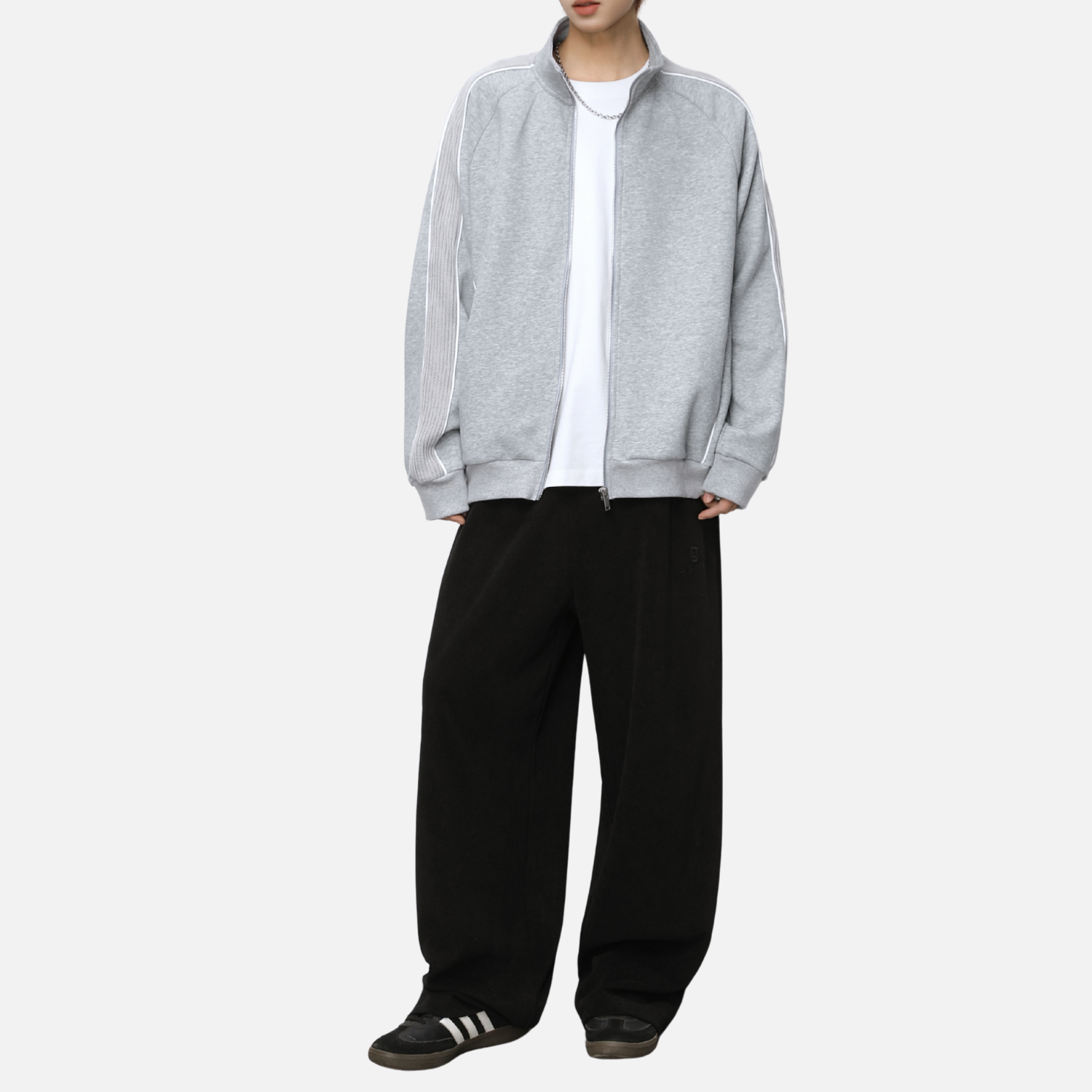 Heavyweight Raglan Zip-Up Jacket