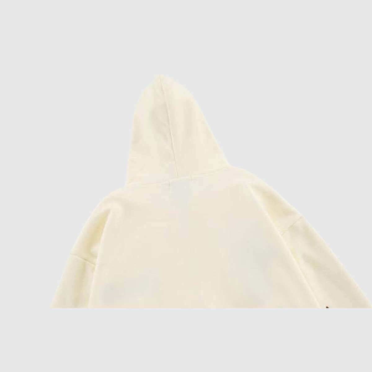 Oversize-Hoodie mit Kreuzstickerei