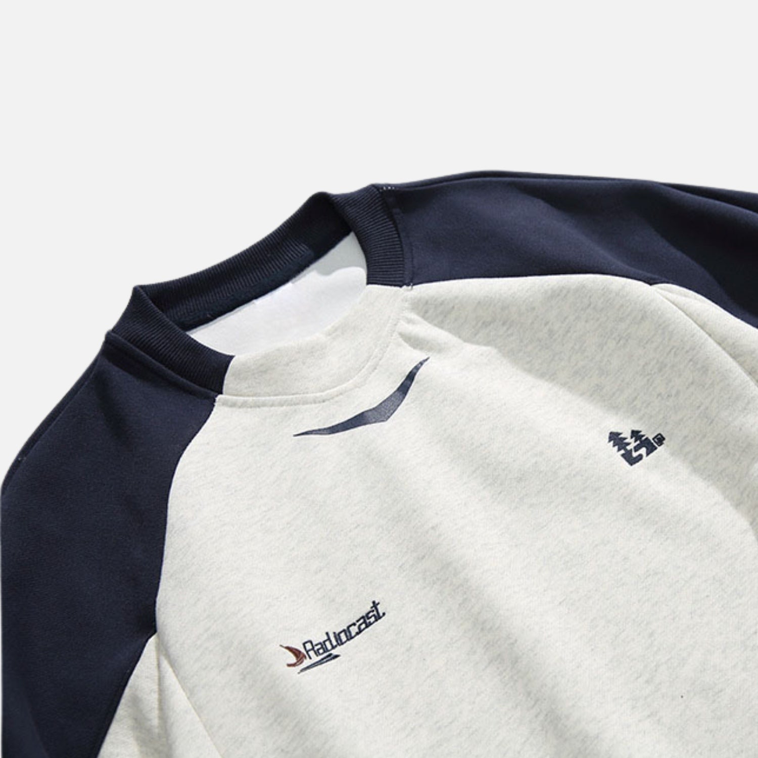 Streetwear Colorblock Crewneck Sweatshirt