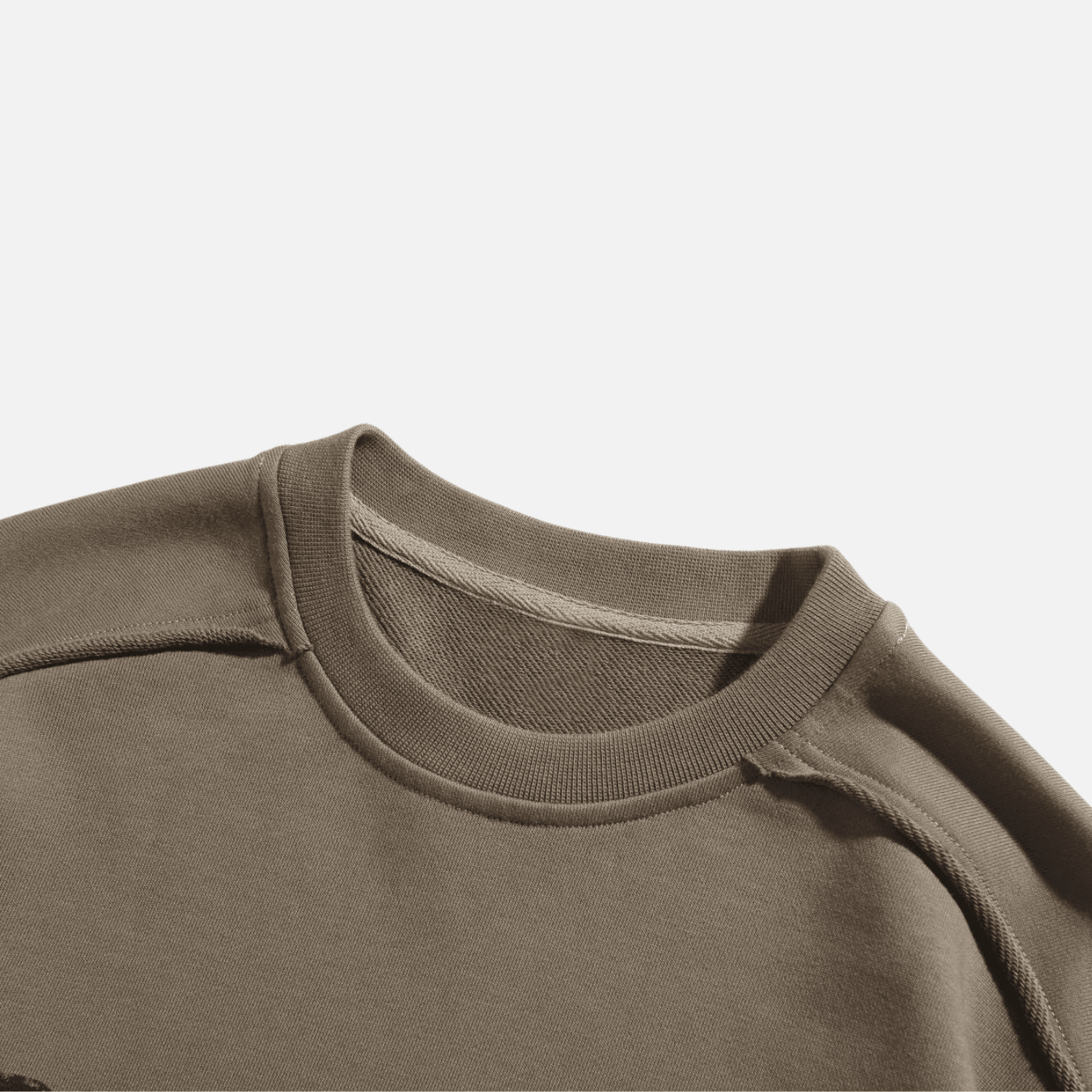 Double Letter Print Sweatshirt