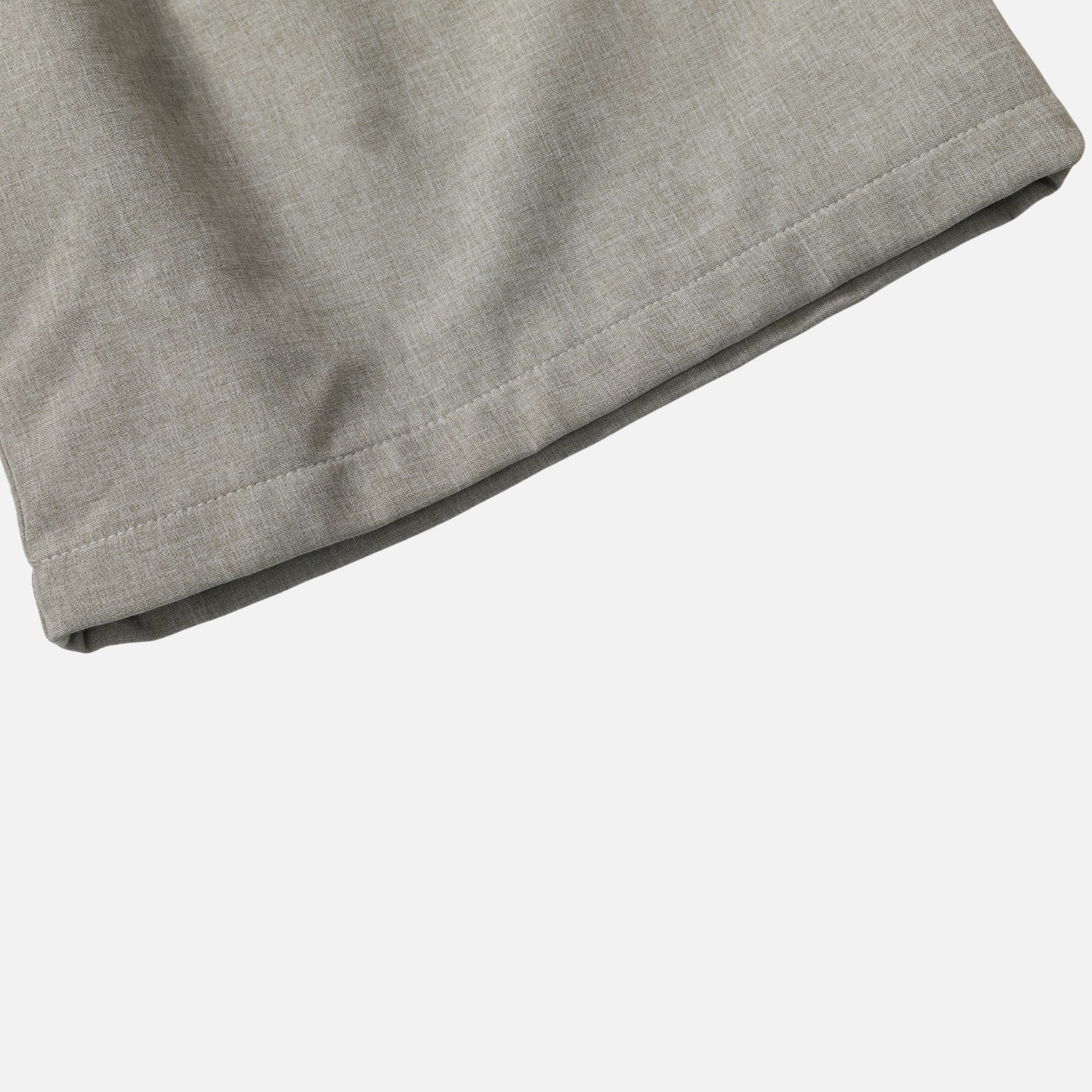 Linen-Texture Bermuda Pants