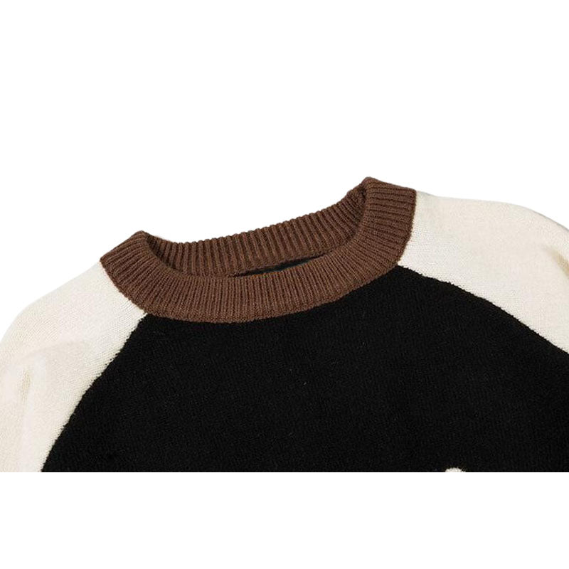 Niedlicher Pullover mit aufgesetzter Tasche und Dinosauriermuster