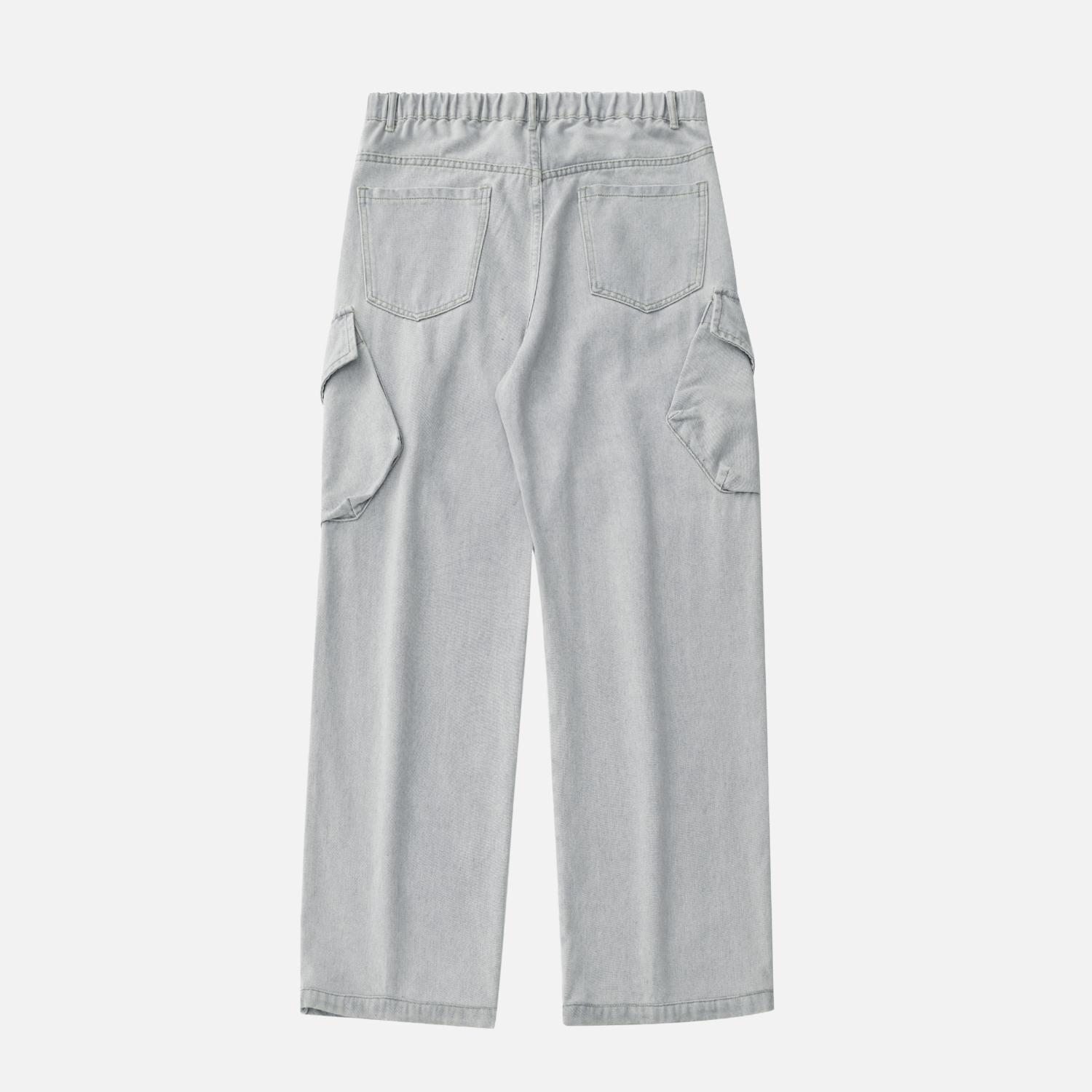 Washed Vintage Denim Pants