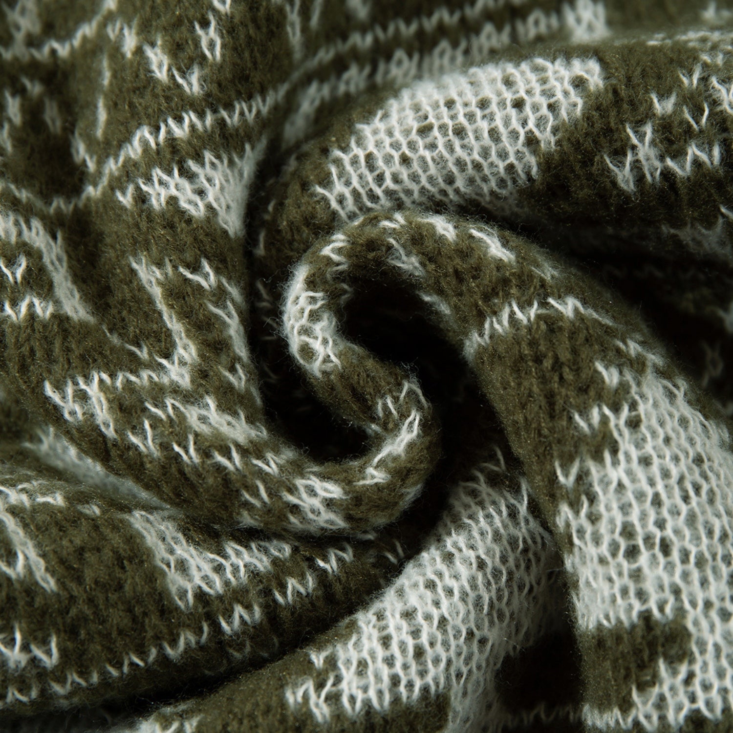 Suéter navideño de punto con diseño de reno