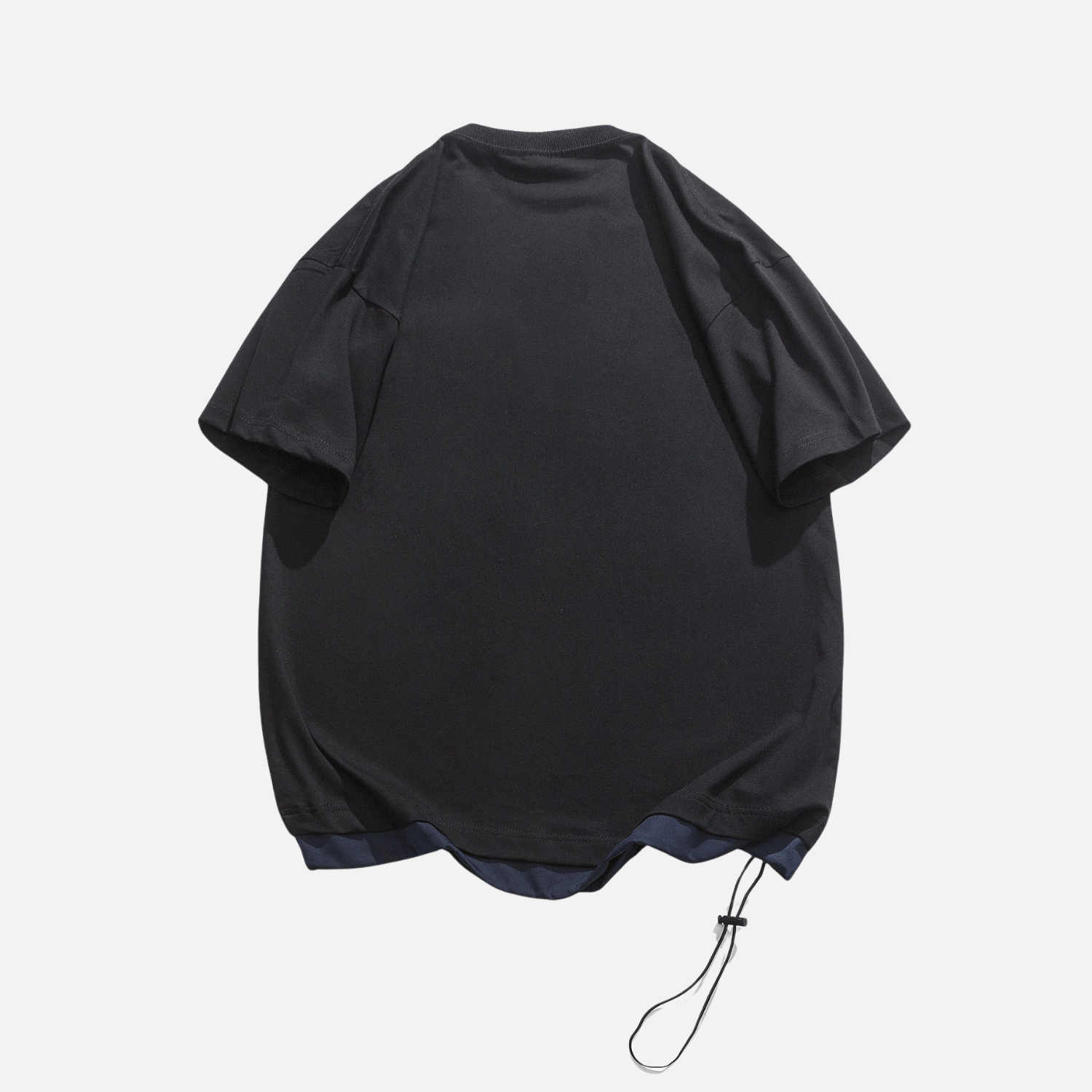 Pocket Drawstring Cotton Shirt
