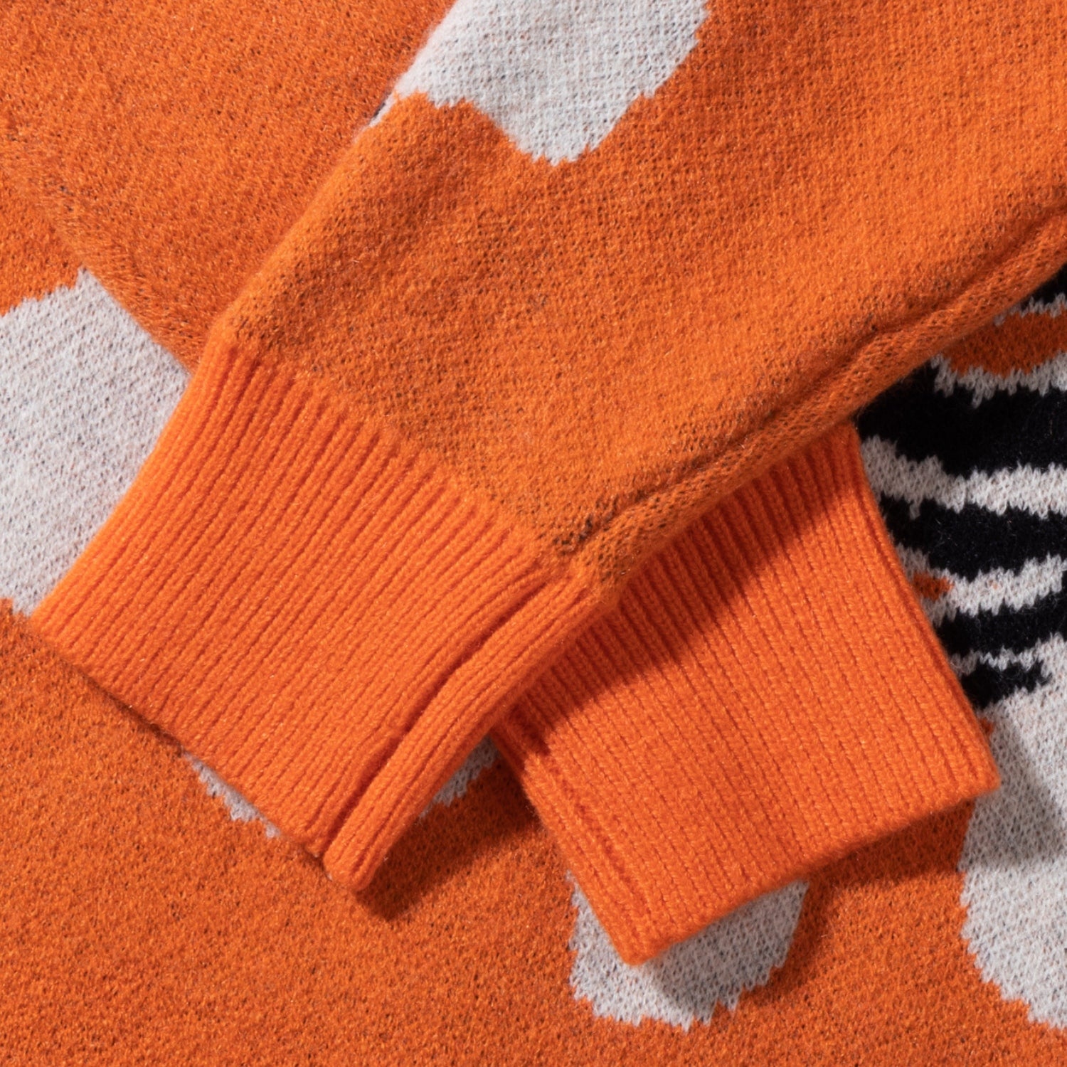 "Heart" Skeleton Pattern Knit Sweater