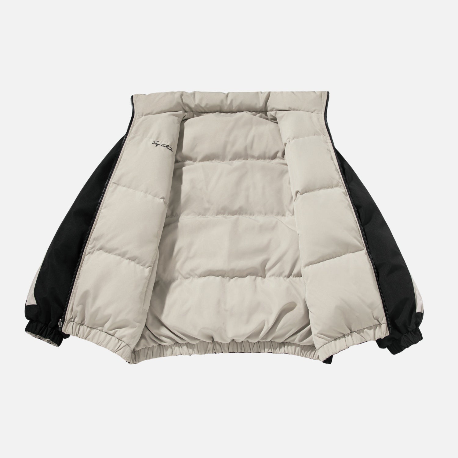 Chaqueta acolchada reversible de dos tonos