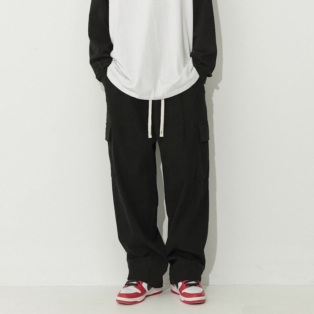 Pantalones holgados vintage de pana japonesa