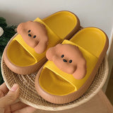 Lindas sandalias con diseño en forma de cachorro