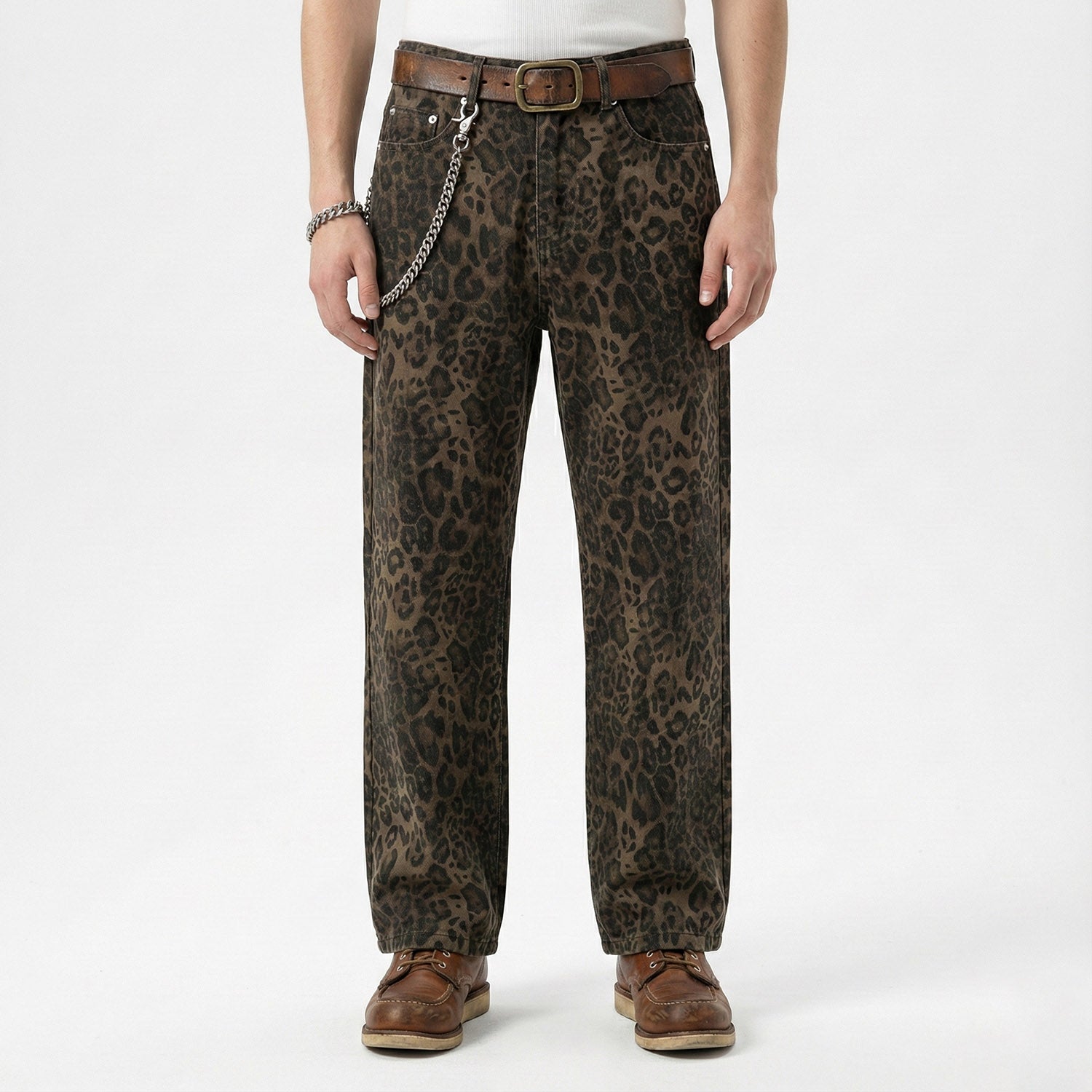 Vintage Leopard Jeans